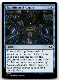 Experimental Augury 73 MTG Commander: Edge of Eternities C NM - Image 1