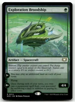 Exploration Broodship 14 MTG Commander: Edge of Eternities R NM - Image 1