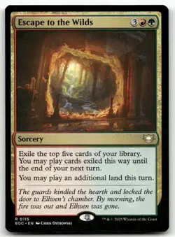 Escape to the Wilds 115 MTG Commander: Edge of Eternities R NM - Image 1