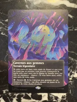 MTG EOS Poster Stellar Sights 151 - Gemstone Caverns GALAXY FOIL FR - NM French - Image 1
