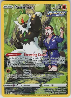Passimian Ultra Rare SWSH12: Silver Tempest Trainer Gallery TG08/TG30 Pokemon - Image 1