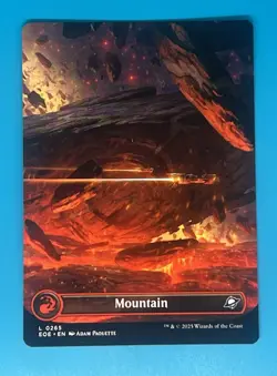 Mtg Mountain (0370) (Borderless) Edge of Eternities Regular - Image 1