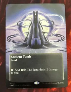 Ancient Tomb, MTG, Galaxy Foil Poster, NM, Edge Of Eternities, Pack Fresh! - Image 1