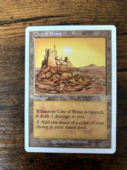 NM City of Brass Classic Sixth Edition Mtg Magic the Gathering - Image 1
