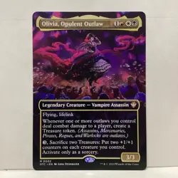 MTG Olivia, Opulent Outlaw (Borderless) Magic: The Gathering Commander: OTJ 0002 - Image 1