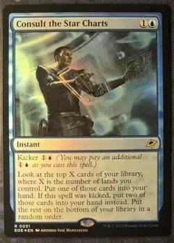 Consult the Star Charts (Foil) - MTG - Edge of Eternities - Near Mint - English - Image 1