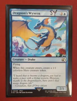 MTG Final Fantasy : Dragoon's Wyvern C 0049 NM - Image 1