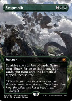 Scapeshift (Borderless) (34) M Special Guests NM MTG - Image 1