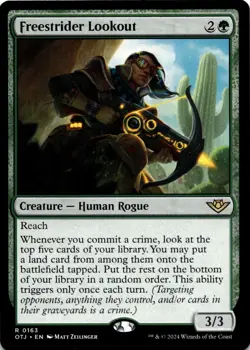 Freestrider Lookout (163) R Outlaws of Thunder Junction NM MTG - Image 1
