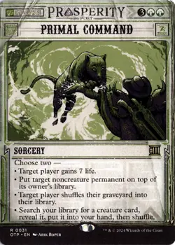 Primal Command (31) R Outlaws of Thunder Junction: Breaking News NM MTG - Image 1