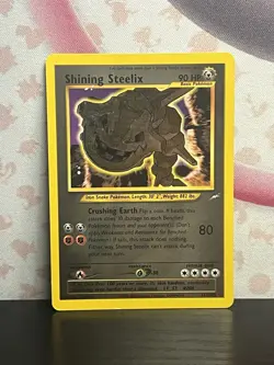 Pokemon TCG Shining Steelix 112/105 Neo Destiny Holo Vintage Secret Rare 2000 HP - Image 1