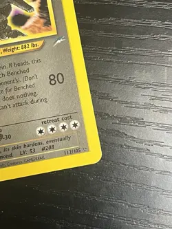Pokemon TCG Shining Steelix 112/105 Neo Destiny Holo Vintage Secret Rare 2000 HP - Image 5