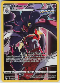 Malamar Ultra Rare SWSH12: Silver Tempest Trainer Gallery TG06/TG30 Pokemon - Image 1