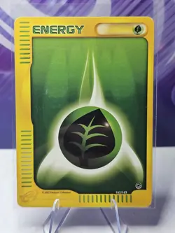 Pokemon Grass Energy (162/165) Expedition Base Set LP - Image 1