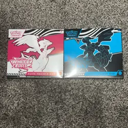 Pokemon Black Bolt and White Flare ETB Set of 2 Brand New Sealed - Image 1