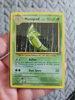 Pokemon TCG Metapod LOT of 2 54/102 Regular Unlimited NM/MINT Free Shipping - Image 3