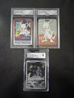 INSANE MewTwo Pokemon/Pocket Monsters Slab Bundle - vintage and modern - Image 1