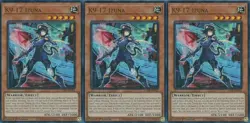 Yugioh JUSH-EN031 K9-17 Izuna X3 Ultra Rare 1st Edition MINT - Image 1