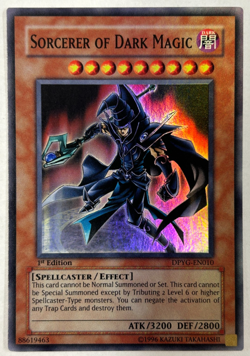 Yugioh DPYG-EN010 Sorcerer of Dark Magic 1st Ed. Vintage Original NM - Image 1