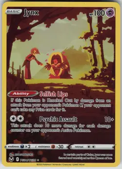 Jynx Ultra Rare SWSH12: Silver Tempest Trainer Gallery TG04/TG30 Pokemon - Image 1