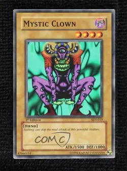 Mystic Clown 1st Ed. YuGiOh Starter Deck Yugi #SDY-019 2002 0m9e - Image 1
