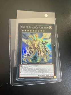 Number C107: Neo Galaxy-Eyes Tachyon Dragon Yu-Gi-Oh Card 1st Edition PRIO-EN041 - Image 1