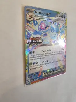 Glaceon ex 26/131 Pokemon Prismatic Evolutions Promo Card Stamped Sealed - Image 2
