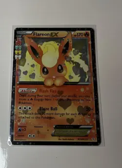 Flareon EX RC6/RC32 Pokemon XY Generations Radiant Collection Card NM - Image 1
