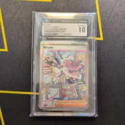 CGC 10 Miriam 251/198 SIR Scarlet & Violet SVI Pokemon Card - Image 1