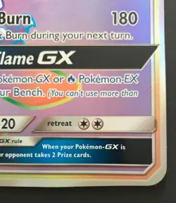 Ho-oh GX JUMBO SM80 PROMO Oversized Pokemon Card Shiny ULTRA RARE HOLO Exc - Image 5