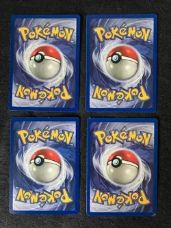 First Edition Cubone Snivel/Rage 40 HP Pokemon Jungle TCG Card 50/64 - Lot of 4 - Image 4