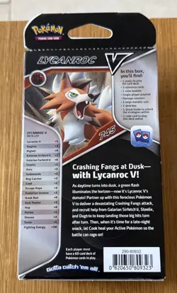 Pokemon TCG: Lycanroc V Battle Deck Trading Card Game New + Sealed - Image 3