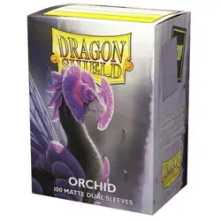 Dragon Shield - Daul Sleeves 100 Box - CCG Card Deck - Orchid - AT015041 - Image 1