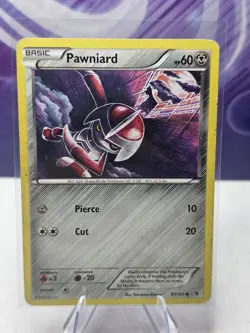 Pokemon Noble Victories Common Card - Pawniard 81/101 - Image 1