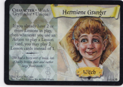 Hermione Granger Foil card 10/116 Harry Potter 2001 Wizards - Image 1