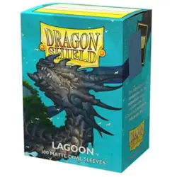 Dragon Shield - Daul Sleeves 100 Box - CCG Card Deck - Lagoon - AT015048 - Image 1