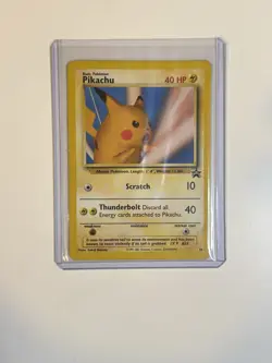 Pikachu #26 Black Star Promo Rare Vintage Pokemon Card - LP - Image 1