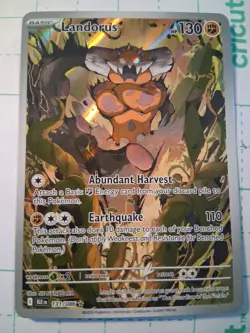 Landorus 131/086 Pokemon TCG ILLUSTRATION RARE- S&V BLACK BOLT Freash Pack Pull - Image 1