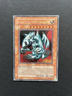 Blue Eyes Toon Dragon MRL-E000 Secret Rare Yugioh Card LP - Image 1