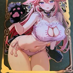 Goddess Story Gold METAL Card Maiden Party Serial Number #054/100! Yae Miko READ - Image 3