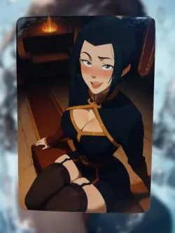 Azula Avatar The Last Airbender Anime Waifu Sexy Goddess Doujin Hentai Card - Image 1