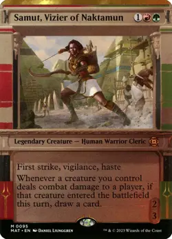 MTG SAMUT, VIZIER OF NAKTAMUN 95 EXC - SAMUT, VISIR DI NAKTAMUN - MAT EN - Image 1