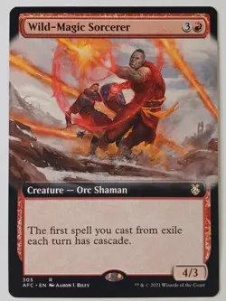 Wild Magic Sorcerer Adventures in the Forgotten Realms Commander MTG Borderless - Image 1