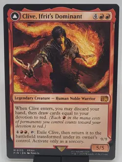 Clive, Ifrits Dominant Final Fantasy MTG Magic The Gathering NM-M - Image 1