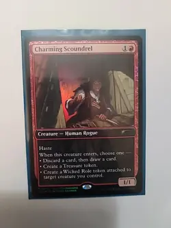 Mtg - Charming Scoundrel *Foil - Store Championship Promo* - Image 1
