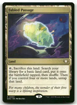 Fabled Passage 60 MTG Commander: Edge of Eternities R NM - Image 1