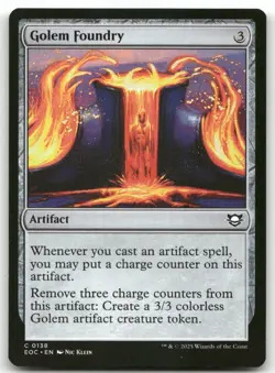 Golem Foundry 138 MTG Commander: Edge of Eternities C NM - Image 1