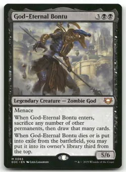 God-Eternal Bontu 83 MTG Commander: Edge of Eternities M NM - Image 1