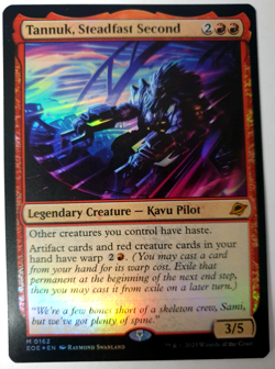 MTG Edge of Eternities - Tannuk, Steadfast Second - FOIL - Mythic 0162 NM - Image 1
