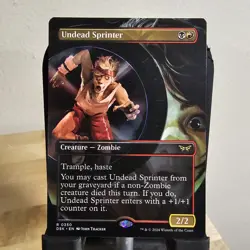 Undead Sprinter Borderless R MTG Duskmourn: House of Horror M/NM Regular - Image 1